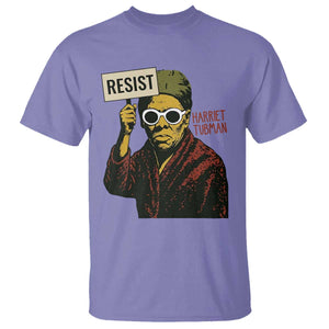 Funny Harriet Tubman Says Resist T Shirt Female Empowerment History Gift TS12 Violet Print Your Wear