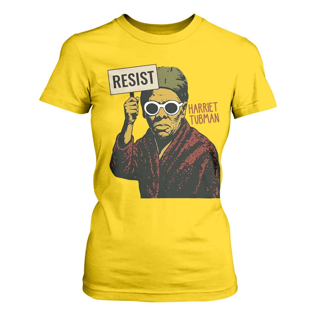 Funny Harriet Tubman Says Resist T Shirt For Women Female Empowerment History Gift TS12 Daisy Print Your Wear