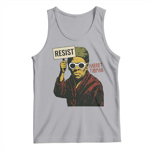 Funny Harriet Tubman Says Resist Tank Top Female Empowerment History Gift TS12 Athletic Heather Print Your Wear