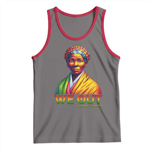 Harriet Tubman We Out Tank Top Female Empowerment History Gift TS12 Deep Heather Red Print Your Wear