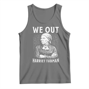 We Out Harriet Tubman Tank Top Black Women Empowerment TS12 Black Heather Print Your Wear