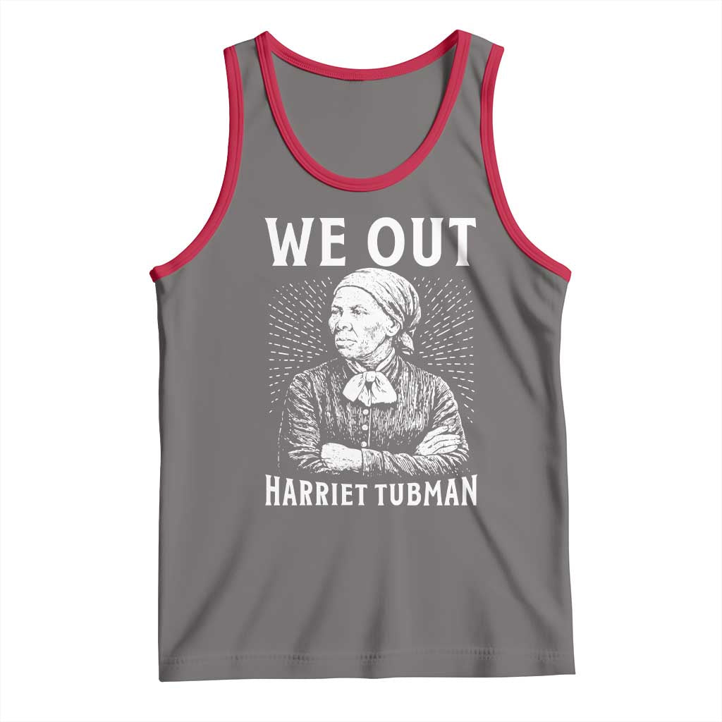 We Out Harriet Tubman Tank Top Black Women Empowerment TS12 Deep Heather Red Print Your Wear