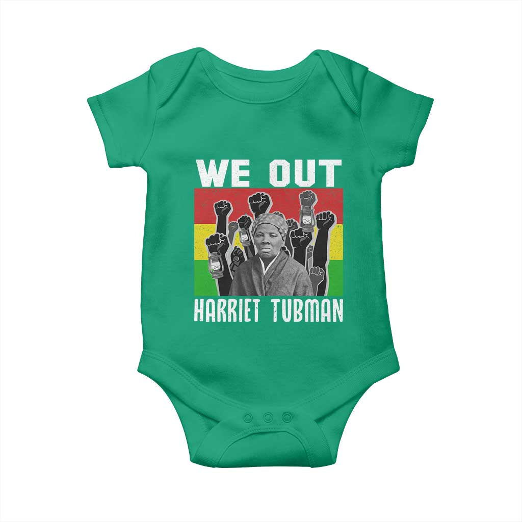 Harriet Tubman Baby Onesie We Out Women Empowerment Quote TS12 Irish Green Print Your Wear