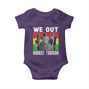 Harriet Tubman Baby Onesie We Out Women Empowerment Quote TS12 Purple Print Your Wear