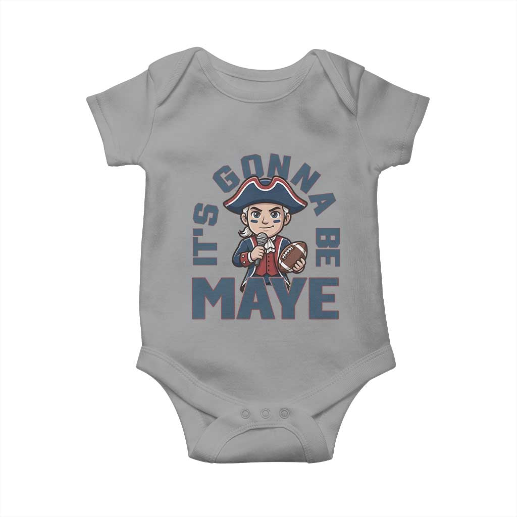 It Is Gonna Be Maye Baby Onesie Funny QB Sport Fan TS12 Sport Gray Print Your Wear