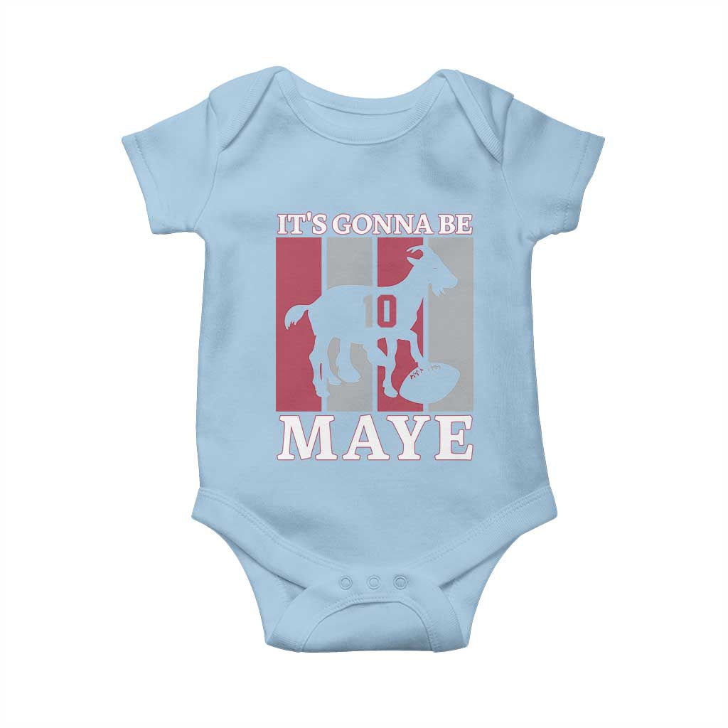 It Is Gonna Be Maye Baby Onesie Football Lover Gift For NE Fan TS12 Light Blue Print Your Wear