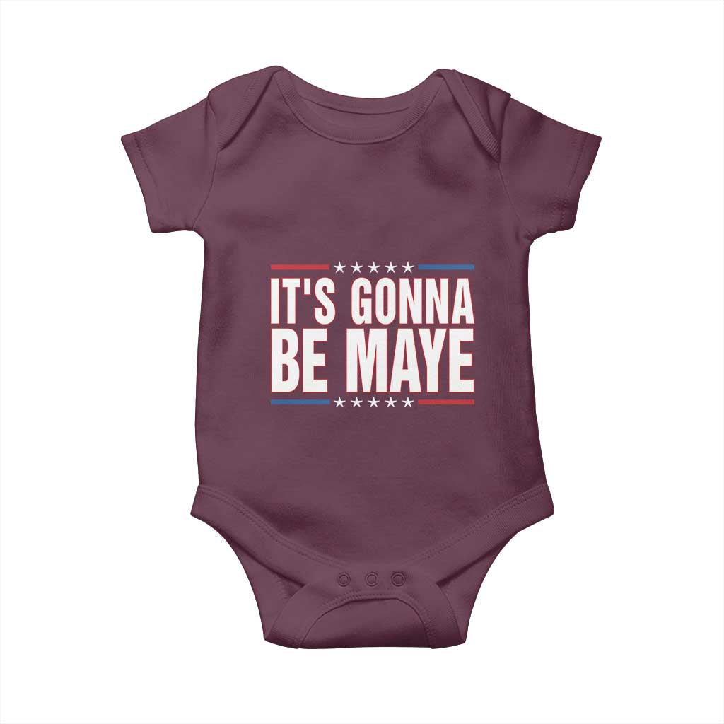 It Is Gonna Be Maye Baby Onesie Funny Quarterback Football Fan TS12 Maroon Print Your Wear