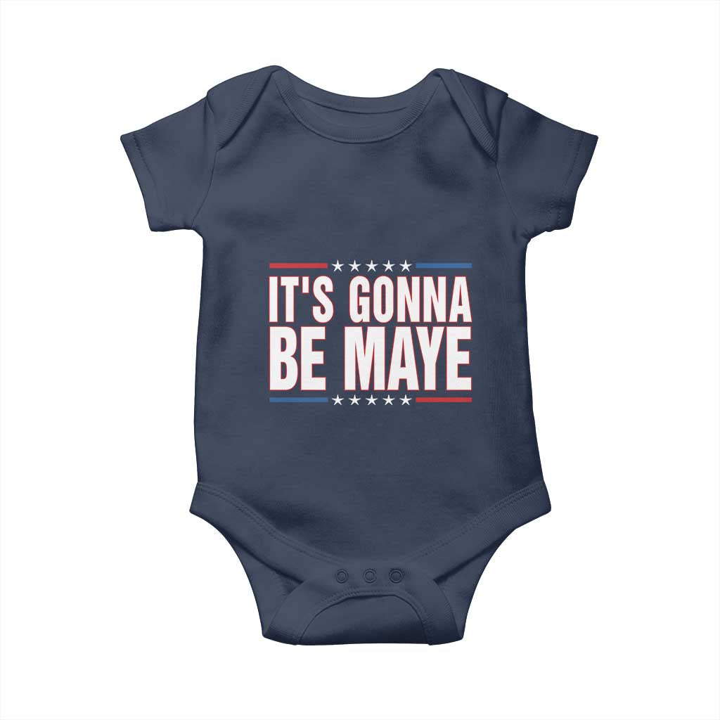 It Is Gonna Be Maye Baby Onesie Funny Quarterback Football Fan TS12 Navy Print Your Wear