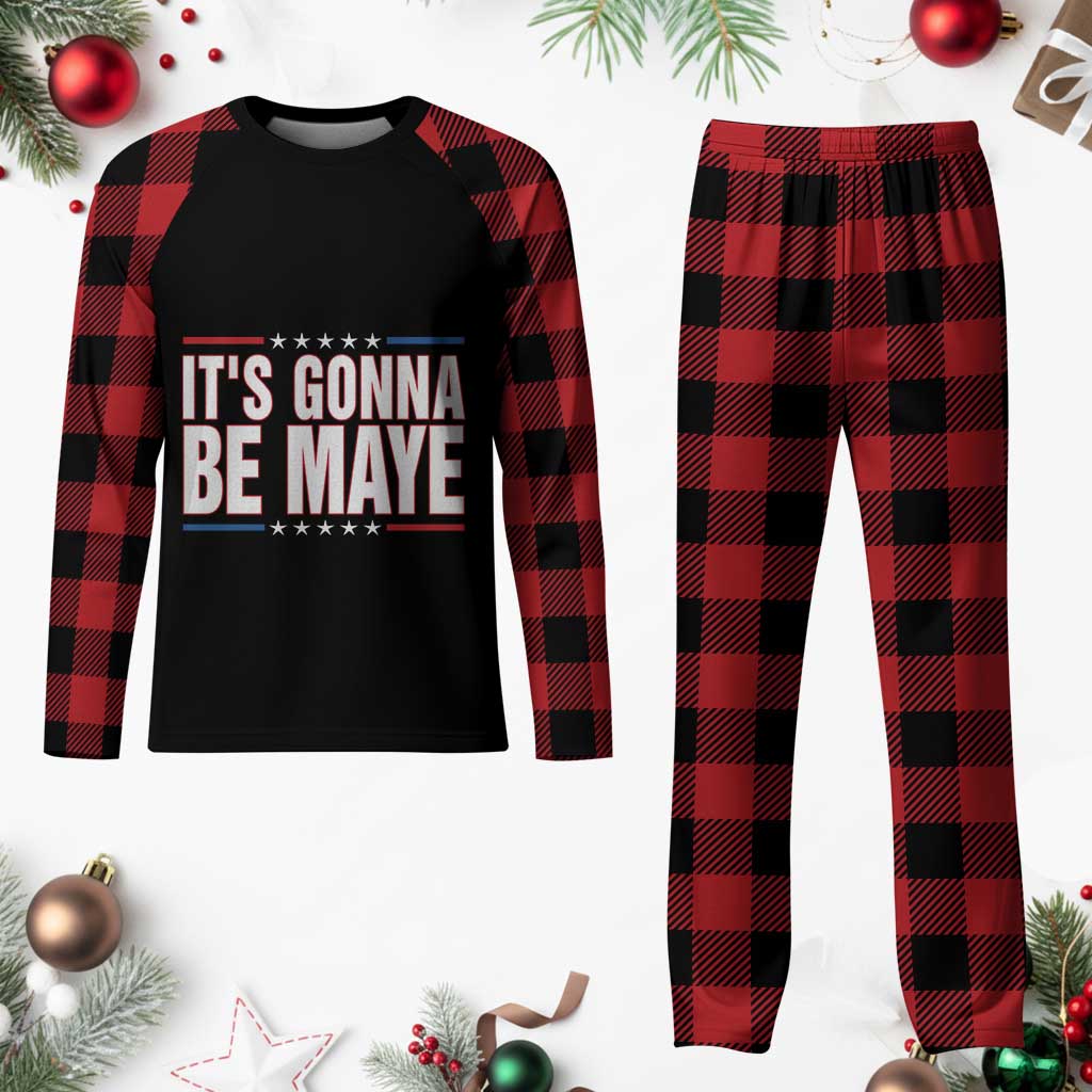 It Is Gonna Be Maye Plaid Pajama Set Funny Quarterback Football Fan TS12 Buffalo Plaid Print Your Wear