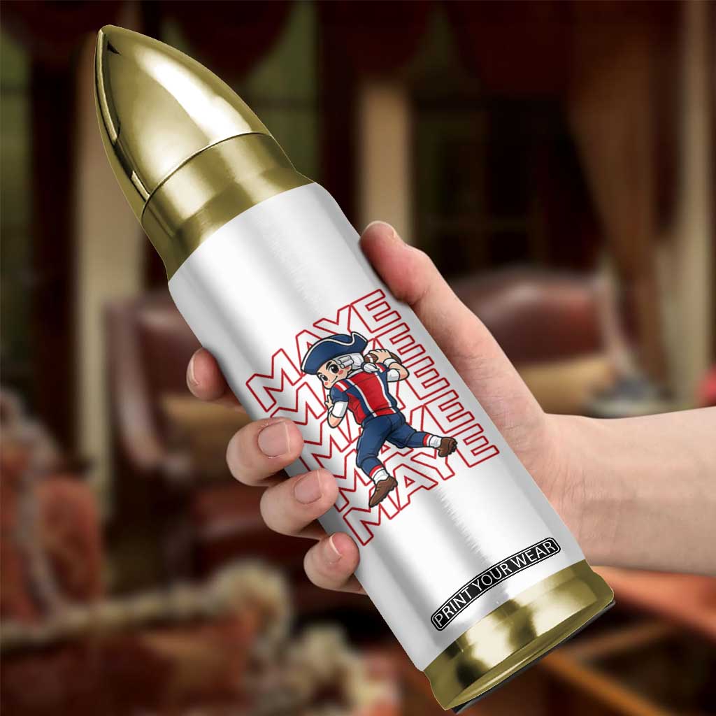 Funny NE Football Fan Gift Bullet Tumbler Maye Lover TS12 Print Your Wear