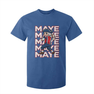 Funny NE Football Fan Gift T Shirt For Kid Maye Lover TS12 Royal Blue Print Your Wear