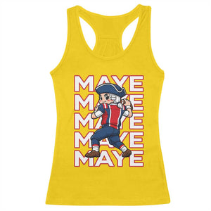 Funny NE Football Fan Gift Racerback Tank Top Maye Lover TS12 Daisy Print Your Wear