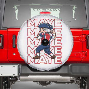 Funny NE Football Fan Gift Spare Tire Cover Maye Lover TS12 White Print Your Wear