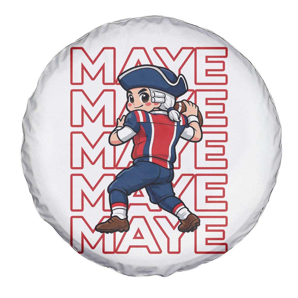 Funny NE Football Fan Gift Spare Tire Cover Maye Lover TS12 Print Your Wear