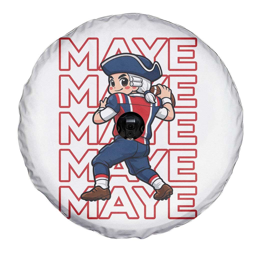 Funny NE Football Fan Gift Spare Tire Cover Maye Lover TS12 Print Your Wear