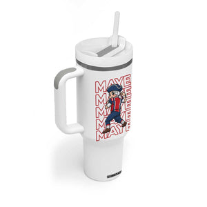 Funny NE Football Fan Gift Tumbler With Handle Maye Lover TS12 Print Your Wear