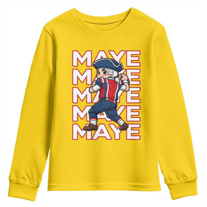 Funny NE Football Fan Gift Youth Sweatshirt Maye Lover TS12 Daisy Print Your Wear