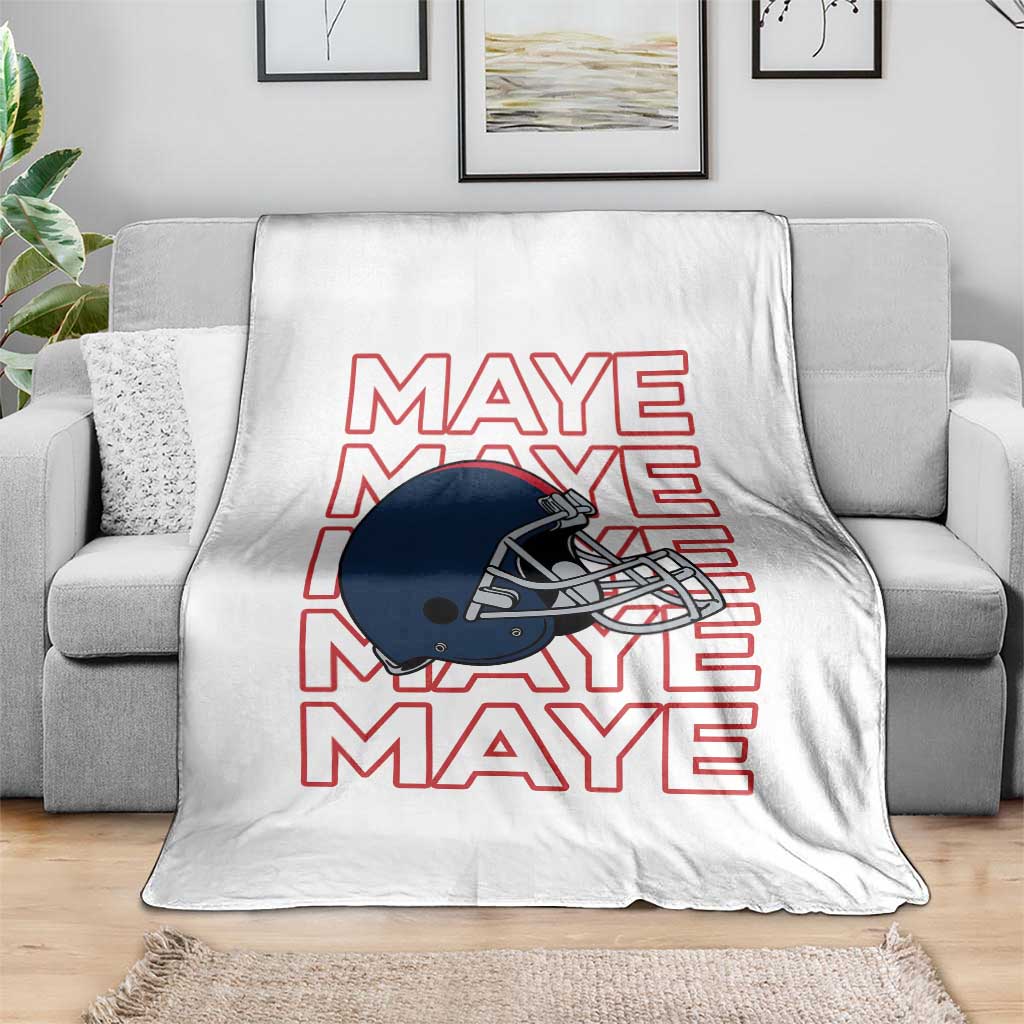Maye Lover Throw Blanket NE Quarterback Fan Gift TS12 Print Your Wear