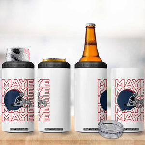 Maye Lover 4 in 1 Can Cooler Tumbler NE Quarterback Fan Gift TS12 Print Your Wear