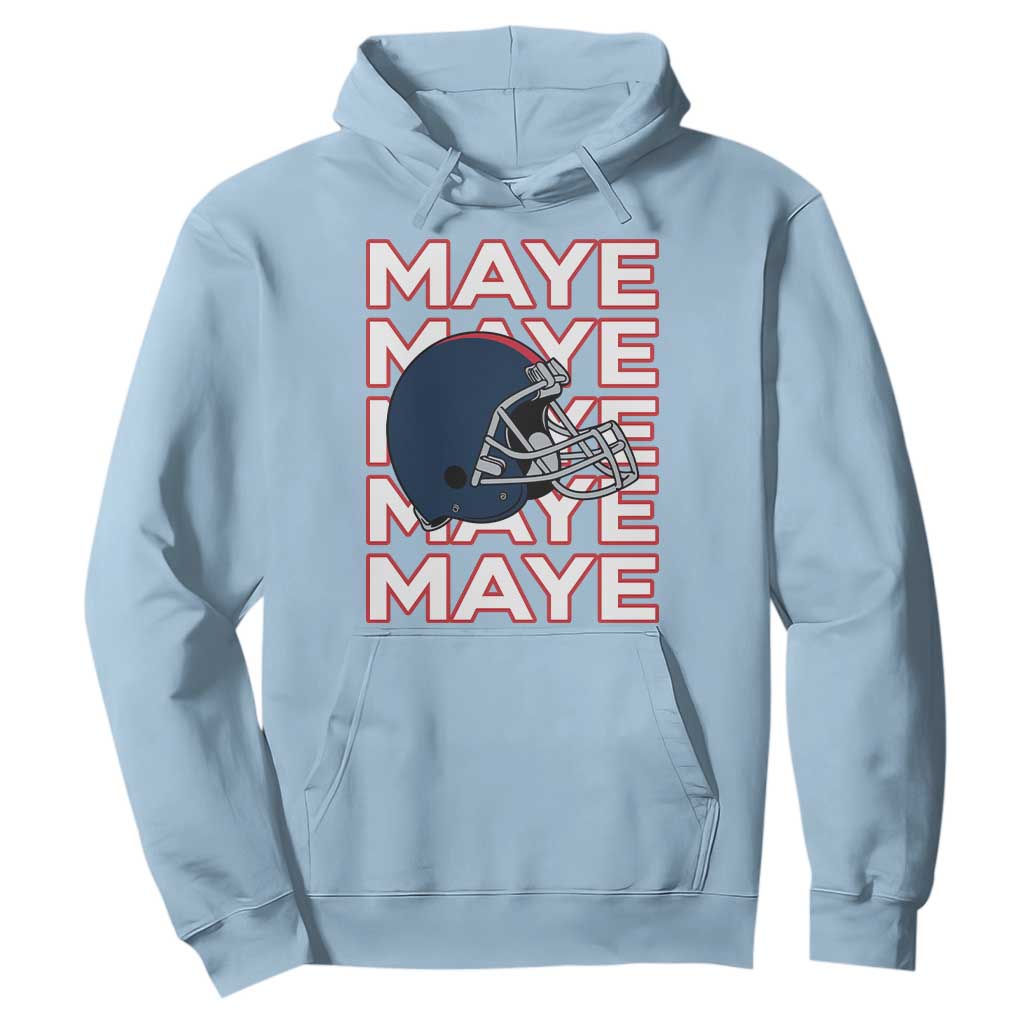 Maye Lover Hoodie NE Quarterback Fan Gift TS12 Light Blue Print Your Wear
