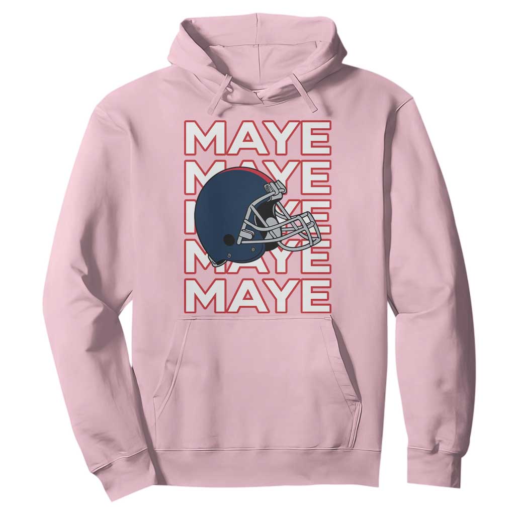 Maye Lover Hoodie NE Quarterback Fan Gift TS12 Light Pink Print Your Wear