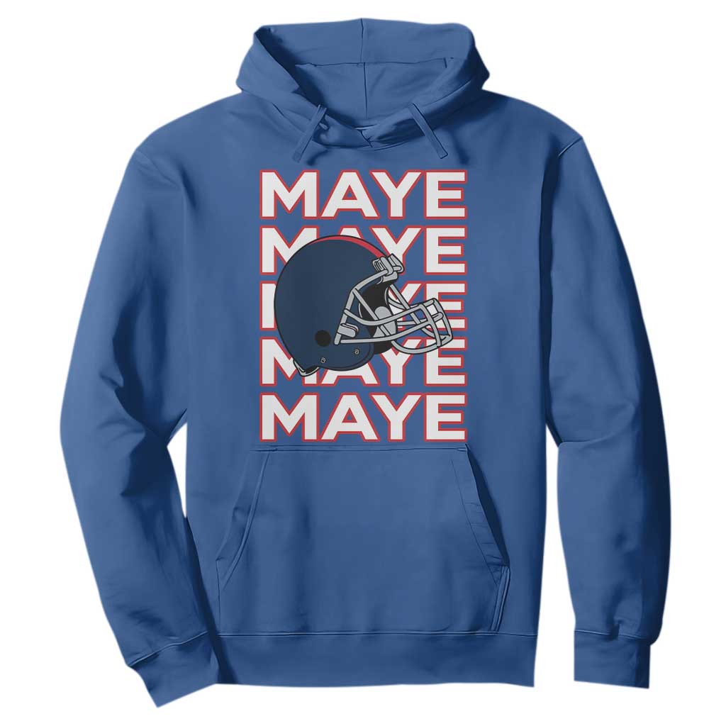 Maye Lover Hoodie NE Quarterback Fan Gift TS12 Royal Blue Print Your Wear