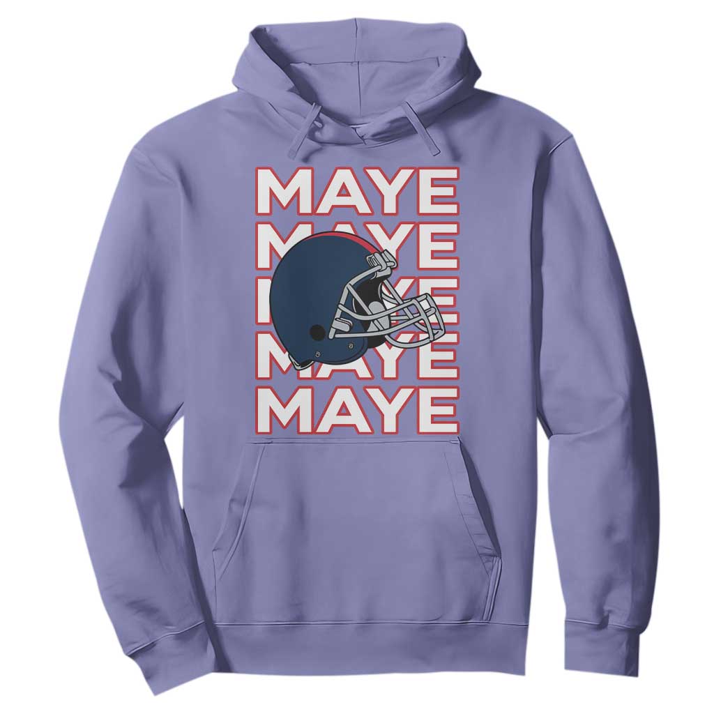Maye Lover Hoodie NE Quarterback Fan Gift TS12 Violet Print Your Wear