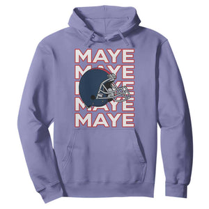 Maye Lover Hoodie NE Quarterback Fan Gift TS12 Violet Print Your Wear