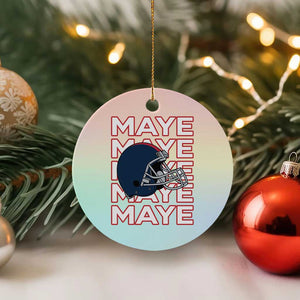 Maye Lover Ceramic Ornament NE Quarterback Fan Gift TS12 1pc Pastel Print Your Wear