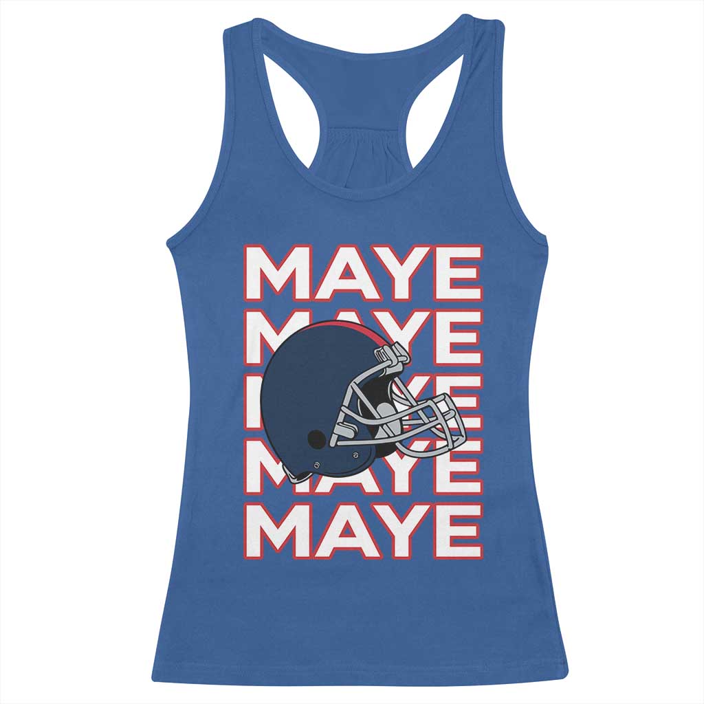 Maye Lover Racerback Tank Top NE Quarterback Fan Gift TS12 Royal Blue Print Your Wear