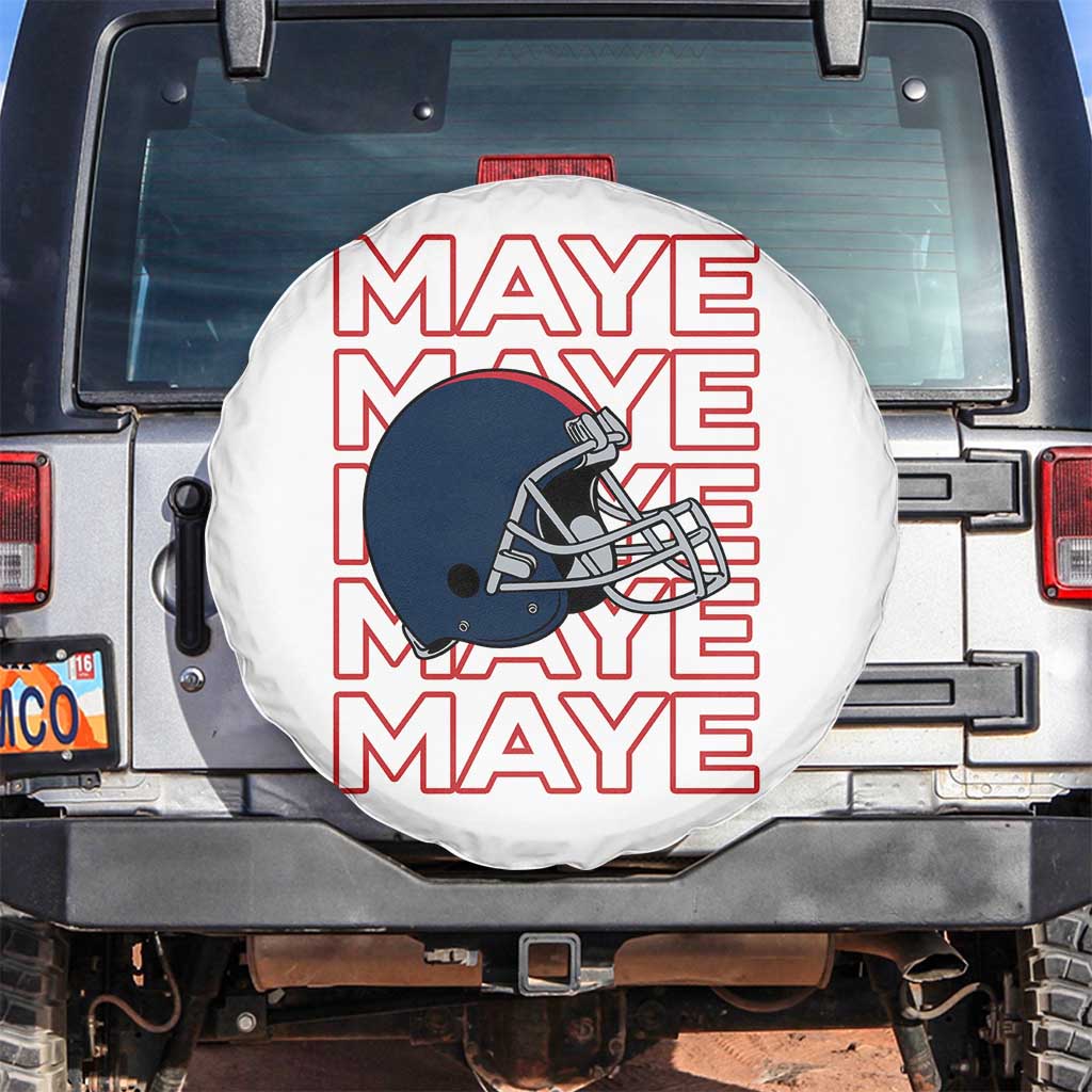 Maye Lover Spare Tire Cover NE Quarterback Fan Gift TS12 No hole White Print Your Wear