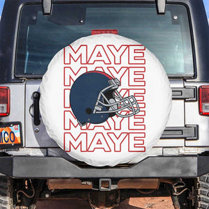 Maye Lover Spare Tire Cover NE Quarterback Fan Gift TS12 No hole White Print Your Wear