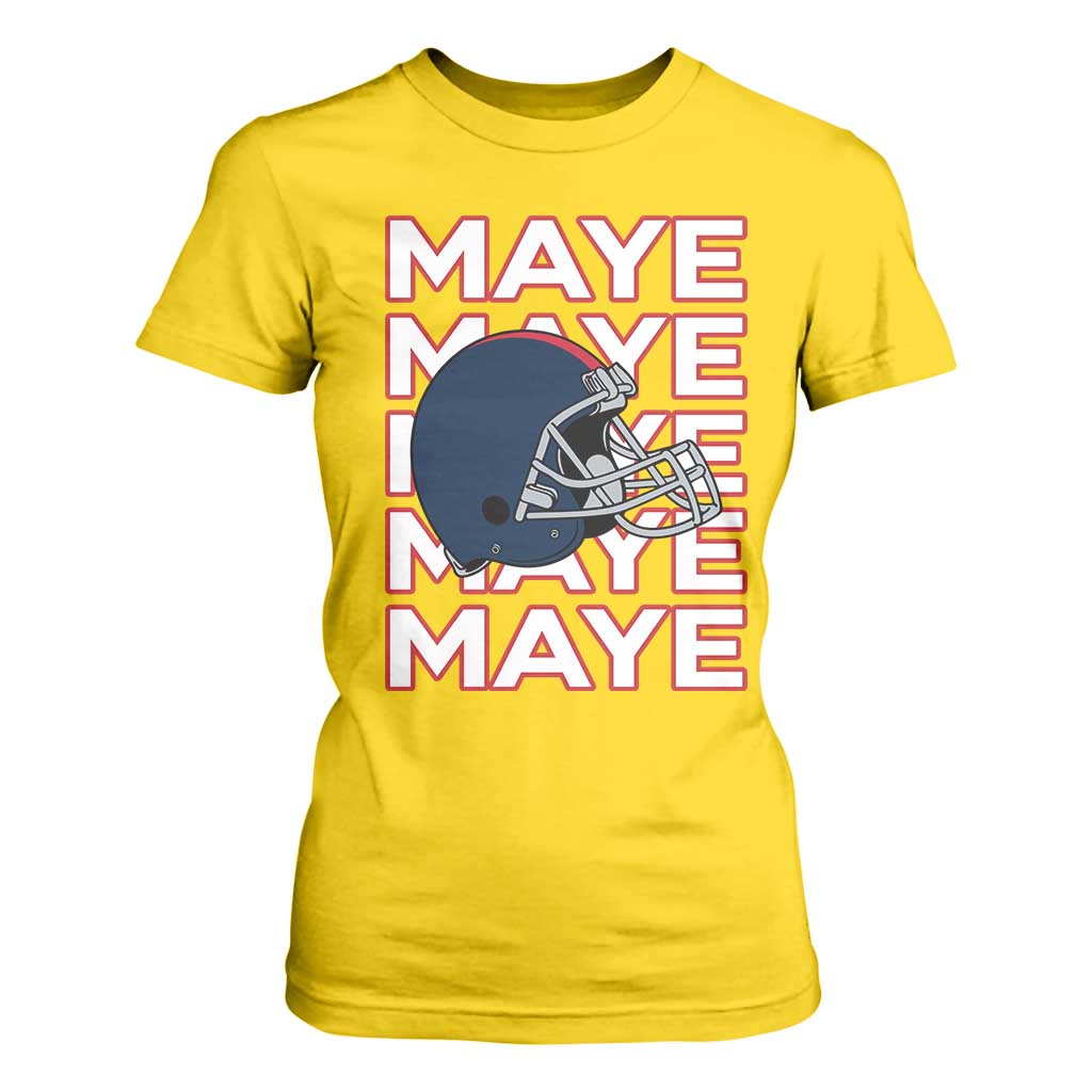 Maye Lover T Shirt For Women NE Quarterback Fan Gift TS12 Daisy Print Your Wear