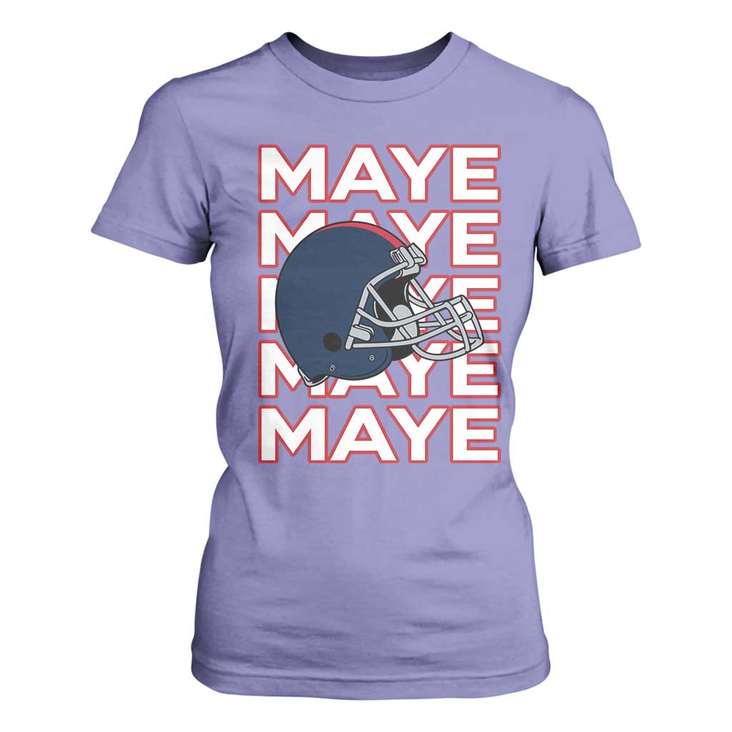 Maye Lover T Shirt For Women NE Quarterback Fan Gift TS12 Violet Print Your Wear