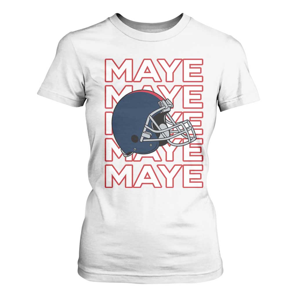 Maye Lover T Shirt For Women NE Quarterback Fan Gift TS12 White Print Your Wear