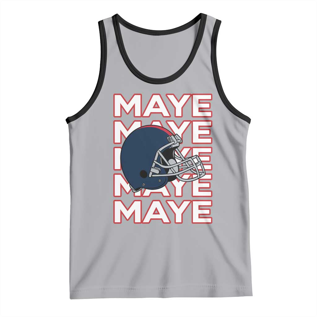 Maye Lover Tank Top NE Quarterback Fan Gift TS12 Athletic Heather Black Print Your Wear