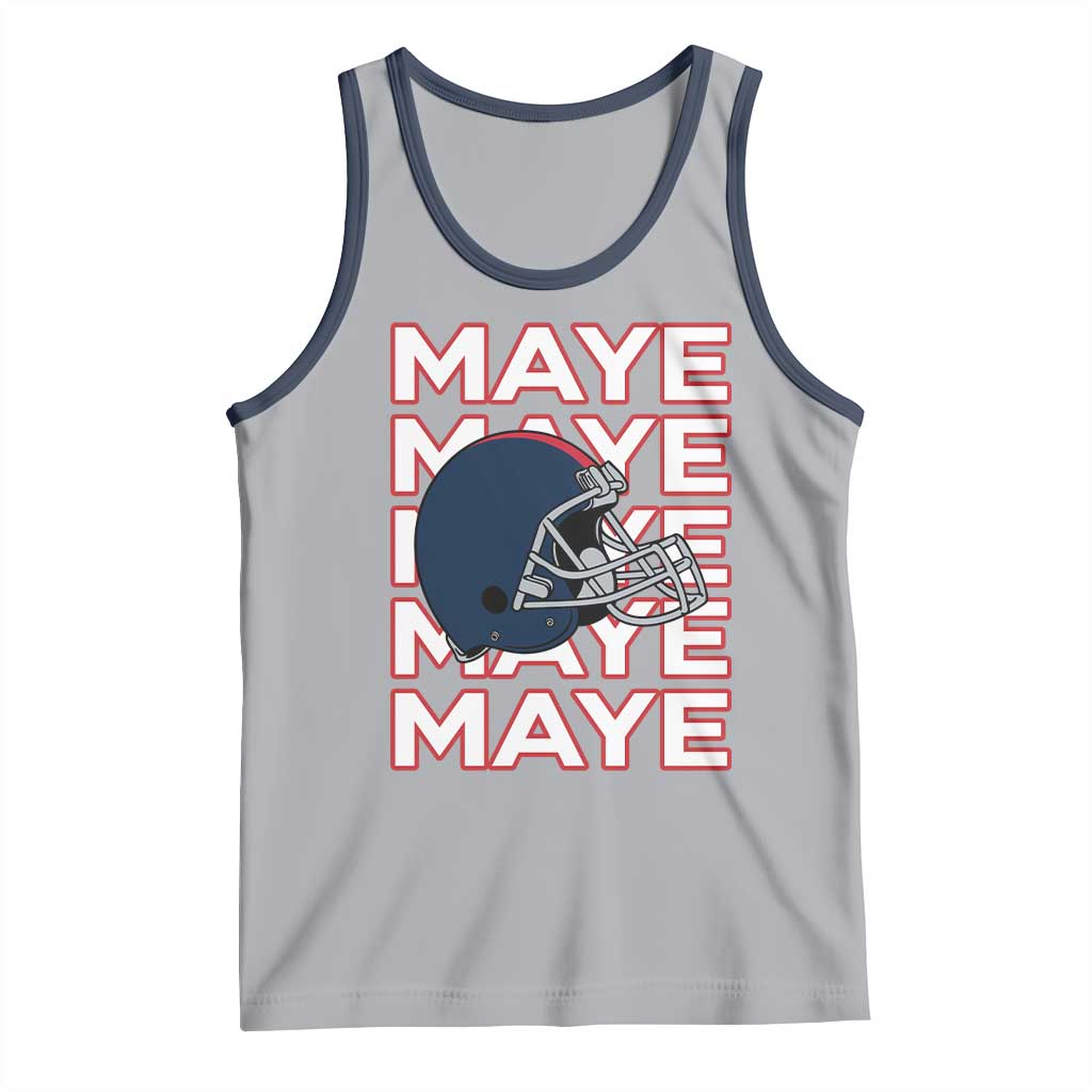 Maye Lover Tank Top NE Quarterback Fan Gift TS12 Athletic Heather Navy Print Your Wear
