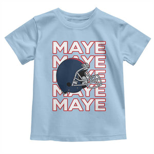 Maye Lover Toddler T Shirt NE Quarterback Fan Gift TS12 Light Blue Print Your Wear