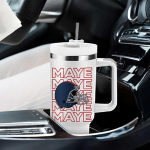 Maye Lover Tumbler With Handle NE Quarterback Fan Gift TS12 Print Your Wear