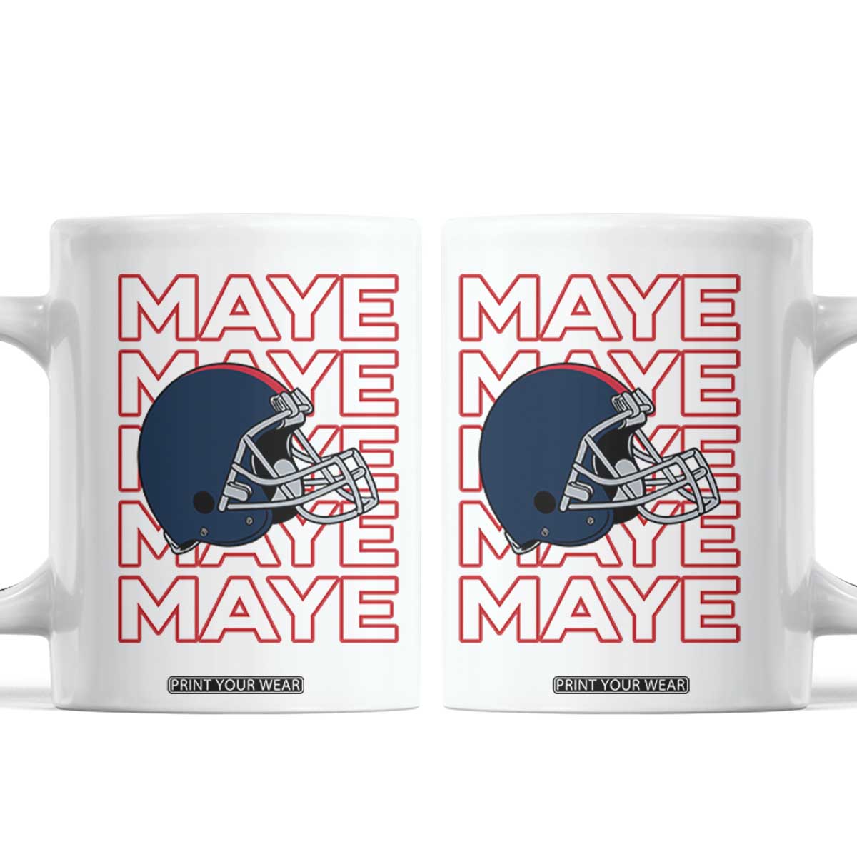 Maye Lover Coffee Mug NE Quarterback Fan Gift TS12 White Print Your Wear