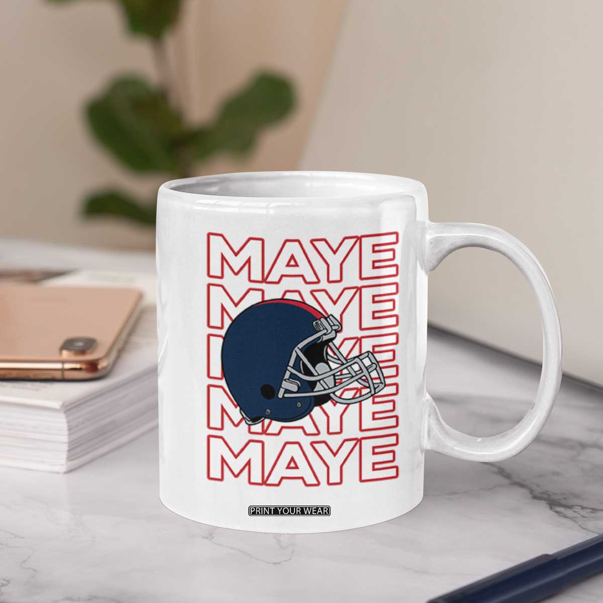 Maye Lover Coffee Mug NE Quarterback Fan Gift TS12 Print Your Wear