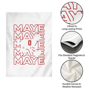 The GOAT Maye Garden Flag NE Quarterback Fan Gift TS12 Print Your Wear