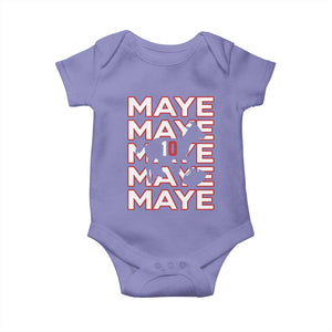 The GOAT Maye Baby Onesie NE Quarterback Fan Gift TS12 Violet Print Your Wear