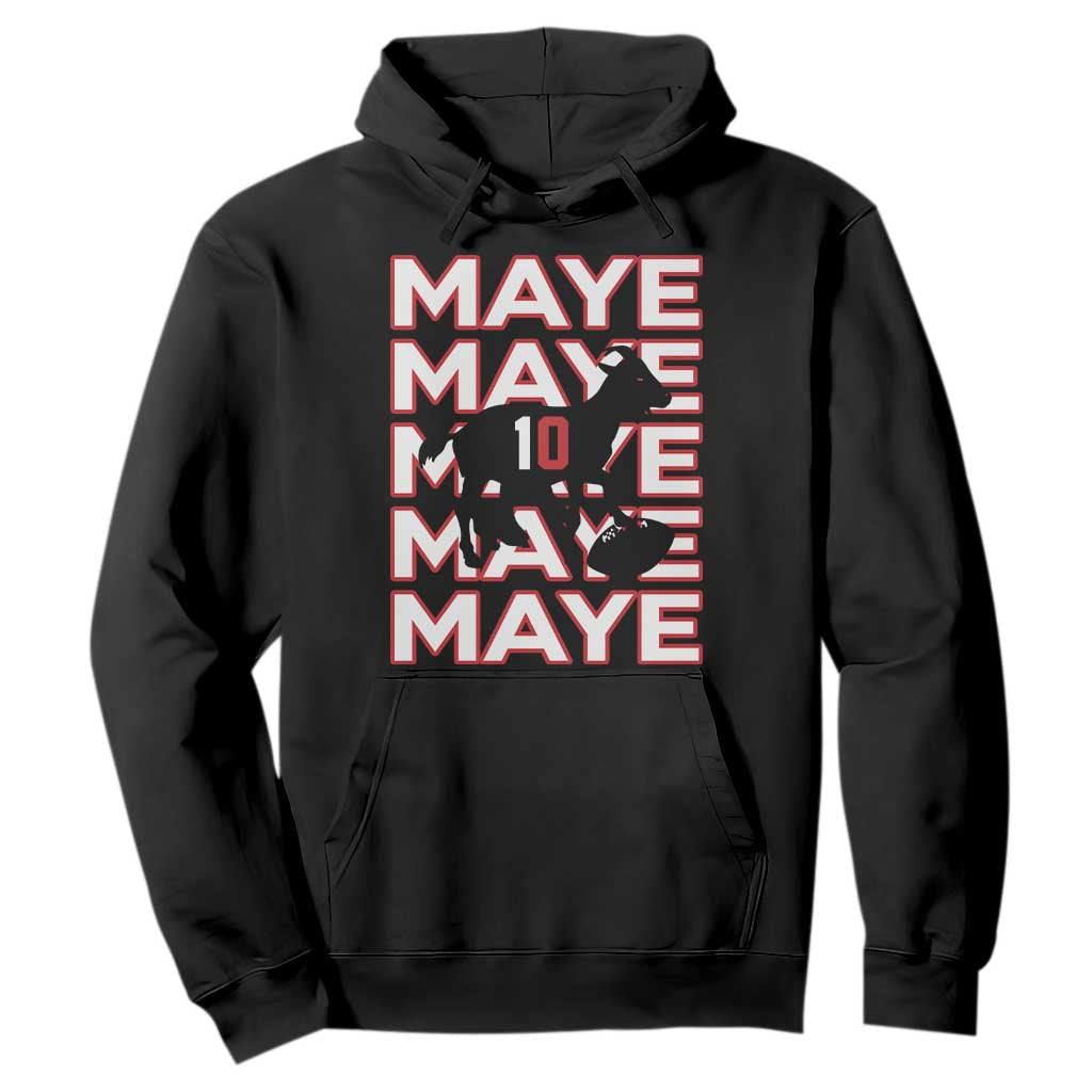 The GOAT Maye Hoodie NE Quarterback Fan Gift TS12 Black Print Your Wear