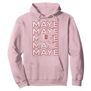 The GOAT Maye Hoodie NE Quarterback Fan Gift TS12 Light Pink Print Your Wear