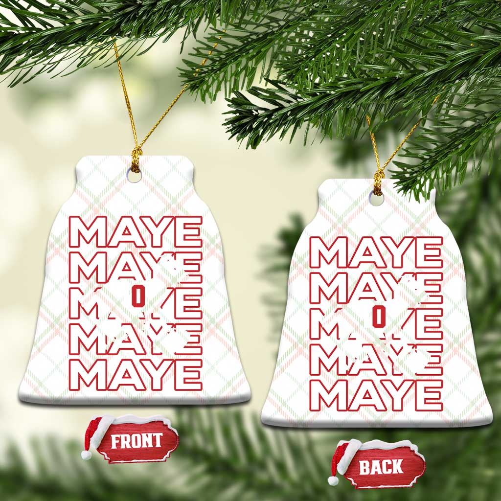 The GOAT Maye Ceramic Ornament NE Quarterback Fan Gift TS12 Print Your Wear