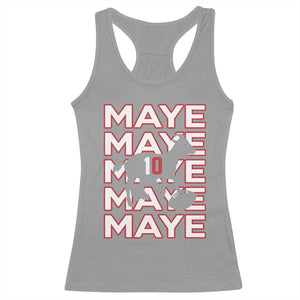 The GOAT Maye Racerback Tank Top NE Quarterback Fan Gift TS12 Sport Gray Print Your Wear