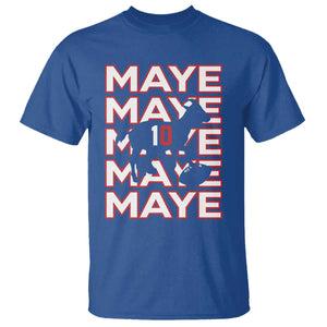 The GOAT Maye T Shirt NE Quarterback Fan Gift TS12 Royal Blue Print Your Wear