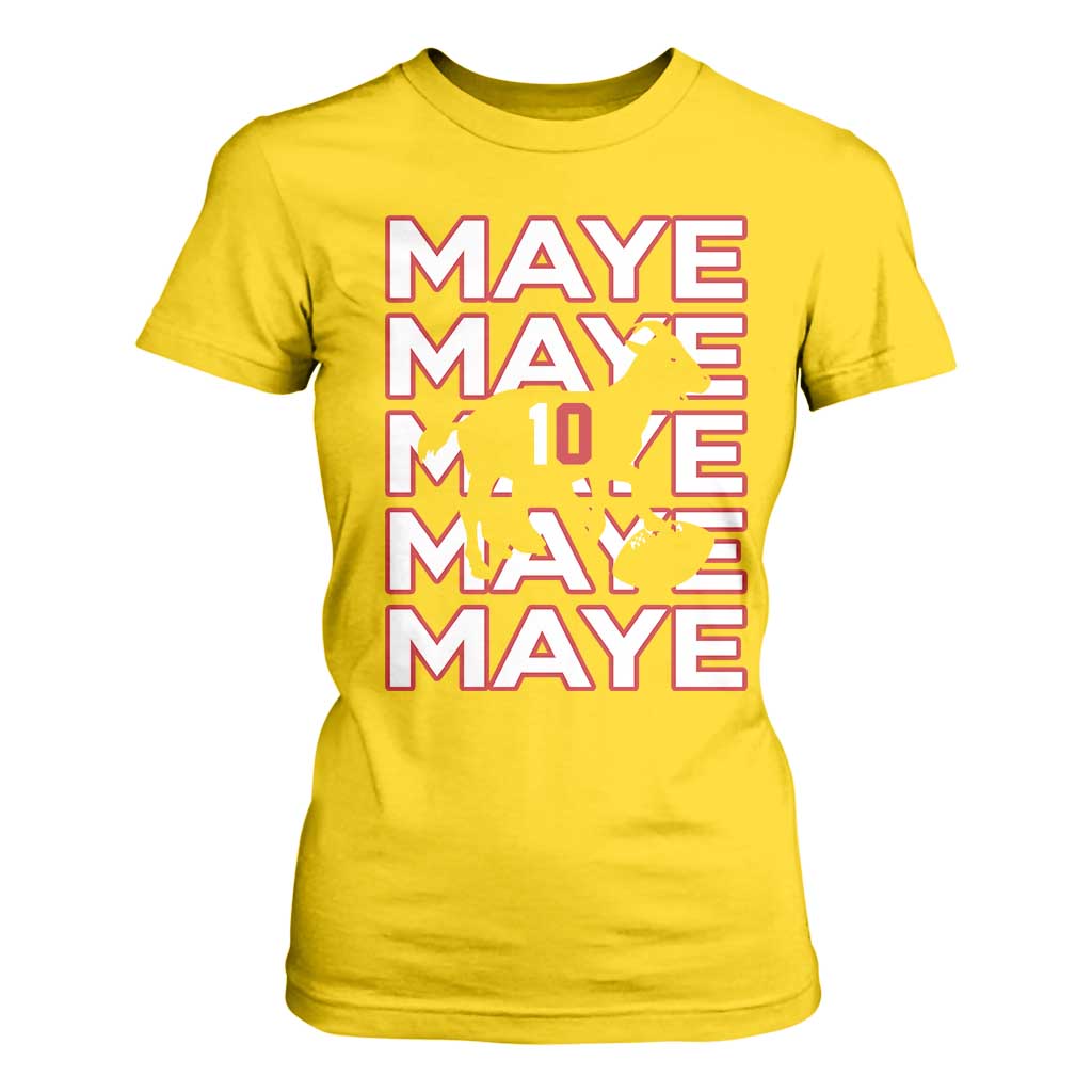 The GOAT Maye T Shirt For Women NE Quarterback Fan Gift TS12 Daisy Print Your Wear