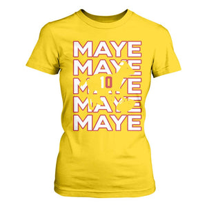 The GOAT Maye T Shirt For Women NE Quarterback Fan Gift TS12 Daisy Print Your Wear